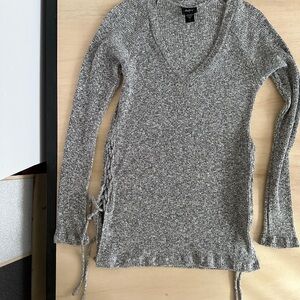 Daytrip Black and White Knit Sweater